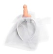 DIABLO PICANTE - VELO DA SPOSA BIANCO CON PENE DIABLO PICANTE - VELO DA SPOSA BIANCO CON PENE