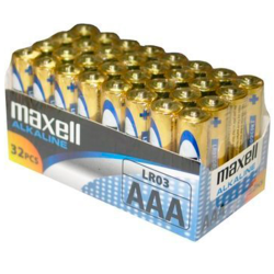 MAXELL - PACCO BATTERIA AAA LR0332 UDS