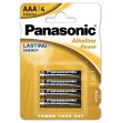PANASONIC - BRONZE BATTERIE AAA LR03 4U PANASONIC - BRONZE BATTERIE AAA LR03 4U