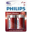 PHILIPS - POWER ALKALINE PILA D LR20 BLISTER 2 PHILIPS - POWER ALKALINE PILA D LR20 BLISTER 2