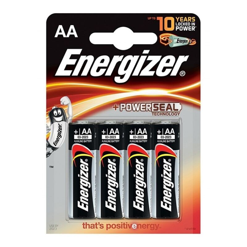 ENERGIZER - ALKALINE POWER BATTERY AA LR6 4