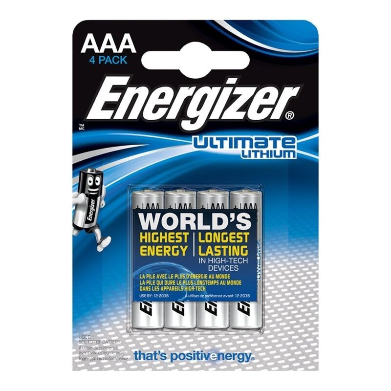 ENERGIZER - ULTIMATE LITIO AAA L92 LR03 1,5V 4