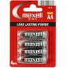MAXELL - PILA SALINA MANGANESO AA R6 4 UNITS