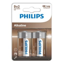 PHILIPS - BATTERIA ALCALINA D LR20 BLISTER2