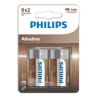 PHILIPS - ALKALINE BATTERIE D LR20 BLISTER2