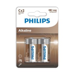 PHILIPS - ALKALINE BATTERIES C LR14 BLISTER2