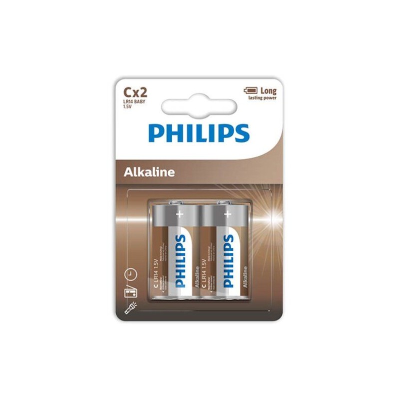 PHILIPS - ALKALINE BATTERIEN C LR14 BLISTER2