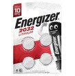 ENERGIZER - PILE BOUTON LITHIUM CR2032 3V 4 UNIT