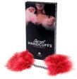 SECRETPLAY - ROTE MARABOU-HANDSCHELLEN SECRETPLAY - ROTE MARABOU-HANDSCHELLEN