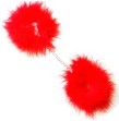 SECRETPLAY - ROTE MARABOU-HANDSCHELLEN SECRETPLAY - ROTE MARABOU-HANDSCHELLEN