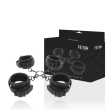FETISH SUBMISSIVE - SET OF HAND AND ANKLE HANDCUFFS WITH NOPRENE LINING FETISH SUBMISSIVE - SET OF HAND AND ANKLE HANDCUFFS WITH NOPRENE LINING