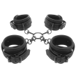 FETISH SUBMISSIVE - HAND- UND KNÖCHEL-HANDSCHELLEN-SET MIT NOPRENE-FUTTER FETISH SUBMISSIVE - HAND- UND KNÖCHEL-HANDSCHELLEN-SET MIT NOPRENE-FUTTER