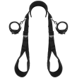 FETISH SUBMISSIVE - OPEN LEGS POSITION WITH NOPRENE LINING HANDCUFFS