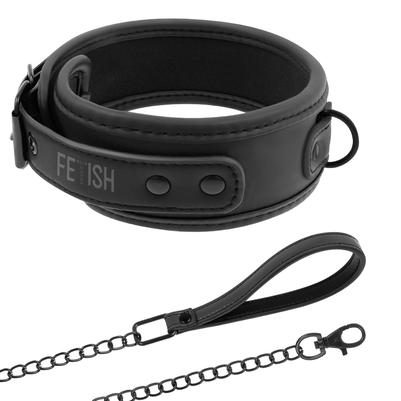 FETISH SUBMISSIVE - KETTENHALSKETTE MIT NOPRENE-FUTTER FETISH SUBMISSIVE - KETTENHALSKETTE MIT NOPRENE-FUTTER
