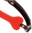 DARKNESS - RED BONE SILICONE GAG DARKNESS - RED BONE SILICONE GAG