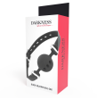 DARKNESS - BLACK BREATHABLE SILICONE GAG DARKNESS - BLACK BREATHABLE SILICONE GAG