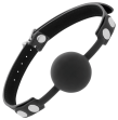 DARKNESS - BLACK SILICONE GAG DARKNESS - BLACK SILICONE GAG