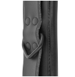 DARKNESS - ADJUSTABLE ANKLE HANDCUFFS BLACK LEATHER