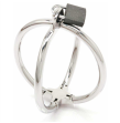 METAL HARD - CRISS CROSS HANDCUFF STAINLESS STEEL RESTRAINTS METAL HARD - CRISS CROSS HANDCUFF STAINLESS STEEL RESTRAINTS