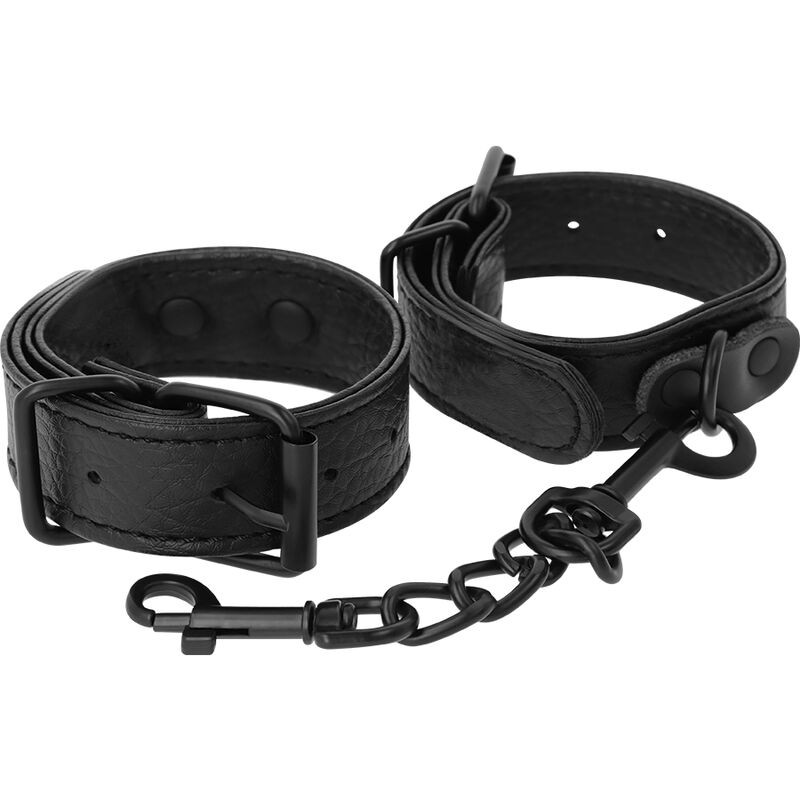 DARKNESS - MENOTTES TEXTURÉES LARGES ET MINCE DARKNESS - MENOTTES TEXTURÉES LARGES ET MINCE