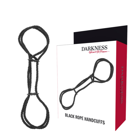 DARKNESS - HANDSCHELLEN ODER KNÖCHEL-HANDSCHELLEN AUS 100 BAUMWOLLE