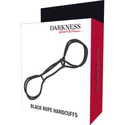 DARKNESS - HANDSCHELLEN ODER KNÖCHEL-HANDSCHELLEN AUS 100 BAUMWOLLE