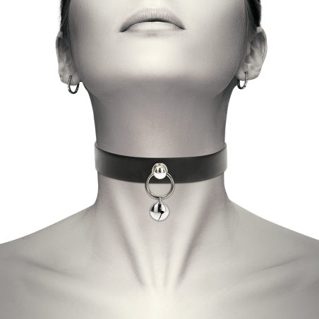 COQUETTE CHIC DESIRE - COLLIER CUIR VEGAN FEMME ACCESSOIRE HOCHET-CERCEAU