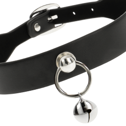 COQUETTE CHIC DESIRE - VEGAN LEATHER NECKLACE WOMAN ACCESSORY RATTLE-HOOP