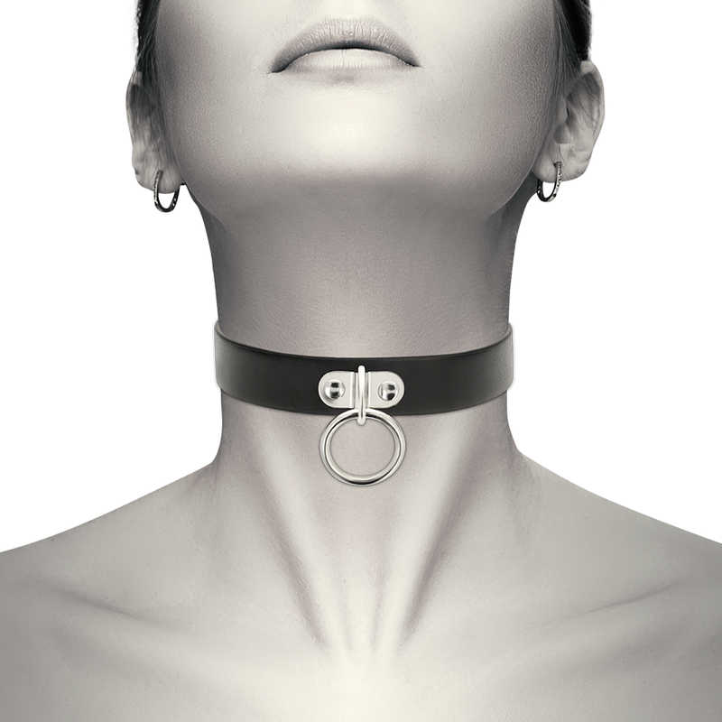 COQUETTE CHIC DESIRE - VEGAN LEATHER NECKLACE WOMAN FETISH ACCESSORY COQUETTE CHIC DESIRE - VEGAN LEATHER NECKLACE WOMAN FETISH ACCESSORY