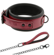 FETISH SUBMISSIVE DARK ROOM - COLLIER CHAÎNE DOUBLURE EN NÉOPRÈNE FETISH SUBMISSIVE DARK ROOM - COLLIER CHAÎNE DOUBLURE EN NÉOPRÈNE