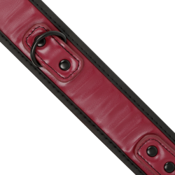 FETISH SUBMISSIVE DARK ROOM - COLLANA A CATENA CON FODERA IN NEOPRENE