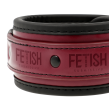 FETISH SUBMISSIVE DARK ROOM - MENOTTES EN CUIR VÉGAN AVEC DOUBLURE EN NÉOPRÈNE FETISH SUBMISSIVE DARK ROOM - MENOTTES EN CUIR VÉGAN AVEC DOUBLURE EN NÉOPRÈNE
