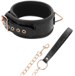 BEGME - BLACK EDITION PREMIUM VEGAN LEATHER COLLAR WITH NEOPRENE LINING BEGME - BLACK EDITION PREMIUM VEGAN LEATHER COLLAR WITH NEOPRENE LINING