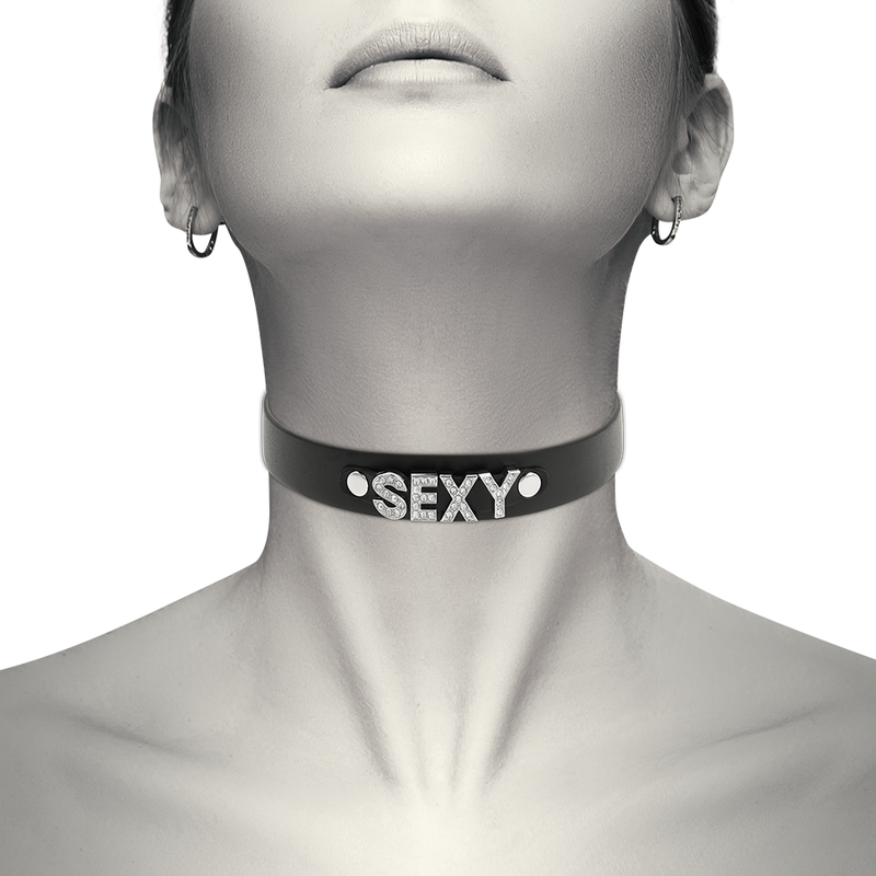 COQUETTE CHIC DESIRE - SEXY VEGAN LEATHER CHOKER COQUETTE CHIC DESIRE - SEXY VEGAN LEATHER CHOKER
