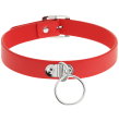 COQUETTE CHIC DESIRE - RED VEGAN LEATHER NECKLACE WOMAN FETISH ACCESSORY COQUETTE CHIC DESIRE - RED VEGAN LEATHER NECKLACE WOMAN FETISH ACCESSORY