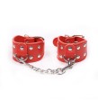 OHMAMA FETISH - ADJUSTABLE HANDCUFFS WITH METAL CHAIN OHMAMA FETISH - ADJUSTABLE HANDCUFFS WITH METAL CHAIN