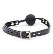 OHMAMA FETISH - BALL GAG IN SILICONE CON CINTURA IN PELLE (LUCCHETTO INCLUSO) OHMAMA FETISH - BALL GAG IN SILICONE CON CINTURA IN PELLE (LUCCHETTO INCLUSO)