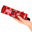 KINK - COLLAR AJUSTABLE ROJO VINO 37.5-49.5 CM X 5 CM
