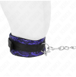KINK - COLLIER COURT EN DENTELLE DE VELOURS AVEC CEINTURE 105 CM AVEC GARNITURE EN NYLON 44 X 5,5 CM