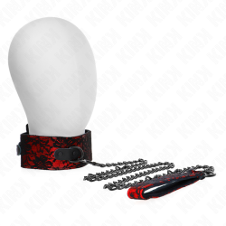 KINK - SPITZENKETTE MIT GÜRTEL MIT ECHTLEDERGÜRTEL 105 CM - 44 X 5,5 CM