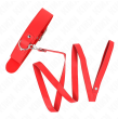 KINK - COLLIER AVEC CEINTURE 116 CM BRACELET ROJO AJUSTABLE 32-50 CM X 8 CM