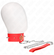 KINK - ROTE DIAMANTKETTE MIT GÜRTEL 65 CM VERSTELLBAR 35-51 CM X 7 CM