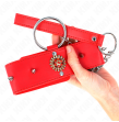 KINK - COLLAR CON CORREA 65 CM CUELLO DE DIAMANTES ROJO AJUSTABLE 35-51 CM X 7 CM