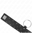 KINK - COLLANA CON GUINZAGLIO 65 CM CON BORCHIE IN ARGENTO MODELLO 5 REGOLABILE 36-43 CM X 5 CM