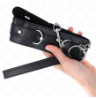 KINK - COLLIER AVEC CEINTURE 65 CM AVEC SANGLE NOIR 54 X 4,5 CM