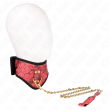 KINK - SCANDAL MODEL NECKLACE WITH LACE STRAP 75 CM 44 X 10 CM
