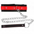 KINK - COLLAR CON CORREA 65 CM ROJO AJUSTABLE 36-43 CM X 5 CM