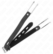 KINK - GANCIO IN METALLO 11.5 CM CON CINTURINO IN SIMILPELLE REGOLABILE 39-58 CM X 2 CM