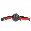 KINK - HOLLOW HARD MOUTH 4.5 CM GAG WITH ELASTIC BELT 56 x 1.5 CM
