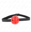 KINK - SIMPLICITY ROT ATMUNGSAKTIVER 4,5 CM BALLGAG 62 x 1,5 CM